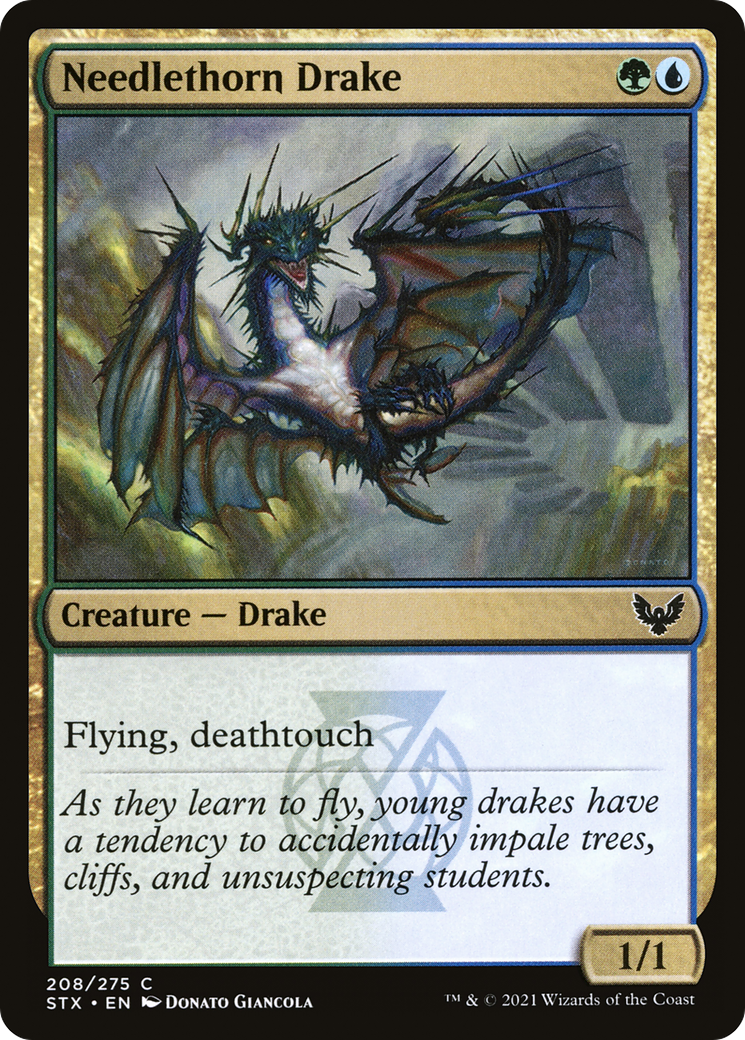 Needlethorn Drake (208) - Strixhaven: School of Mages