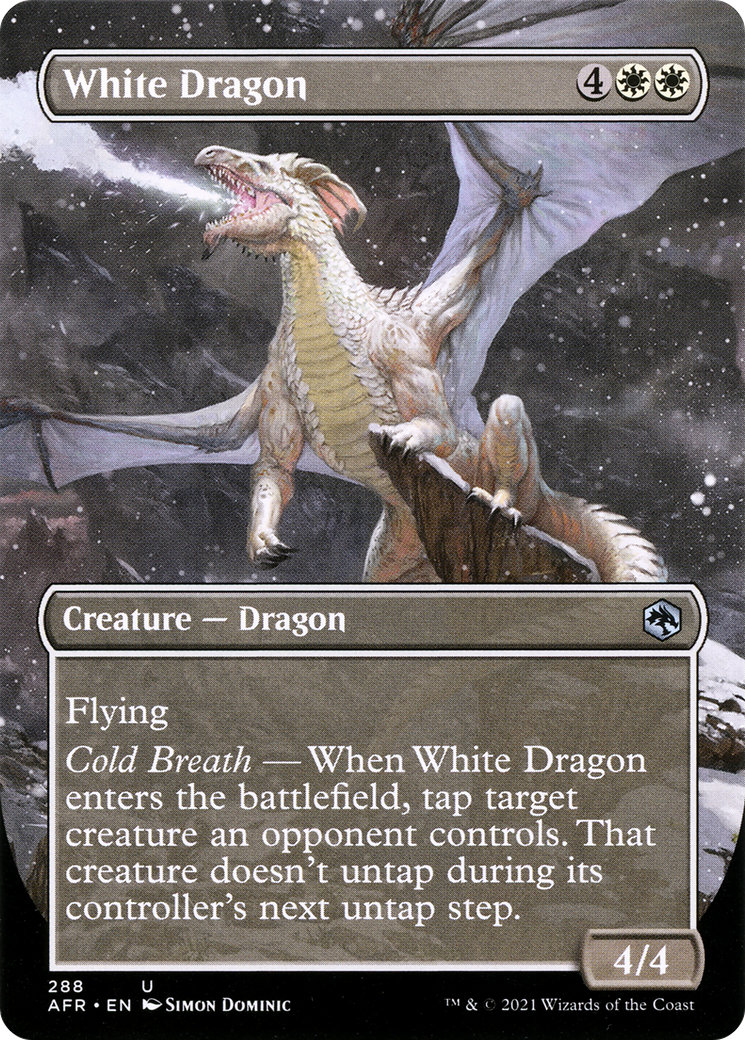 White Dragon (288) Foil - Adventures in the Forgotten Realms