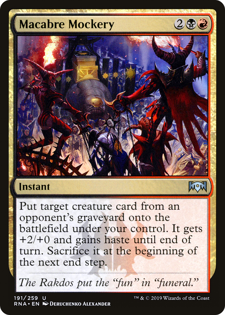 Macabre Mockery (191) Foil - Ravnica Allegiance