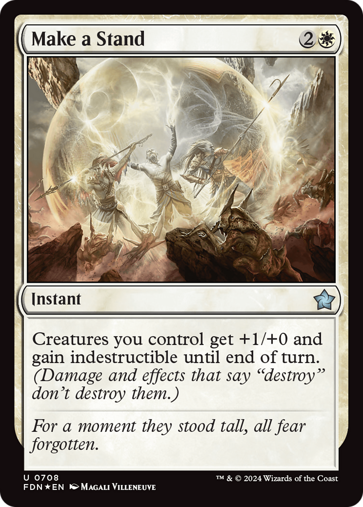 Make a Stand (708) Foil - Foundations