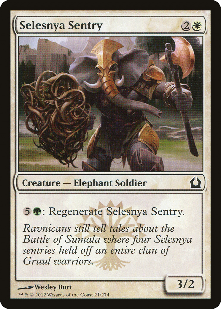 Selesnya Sentry (021) Foil - Return to Ravnica