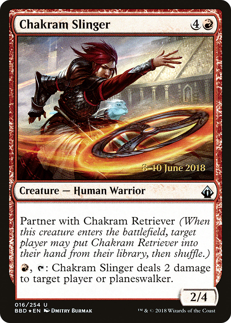 Chakram Slinger (16s) Foil - Battlebond Promos