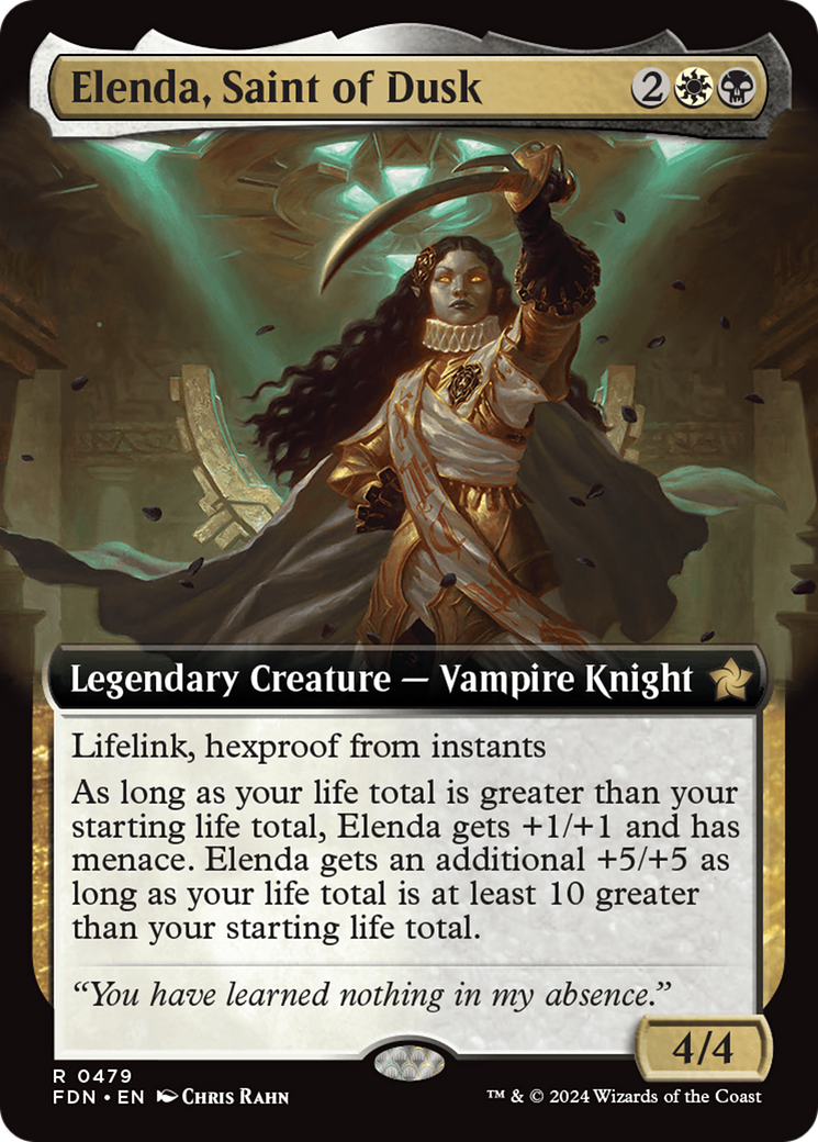 Elenda, Saint of Dusk (Extended Art) (479) - Foundations