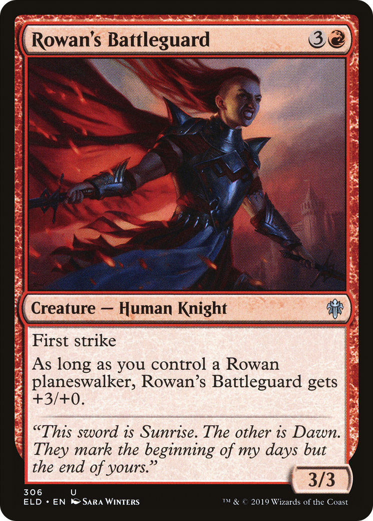 Rowan's Battleguard (306) - Throne of Eldraine