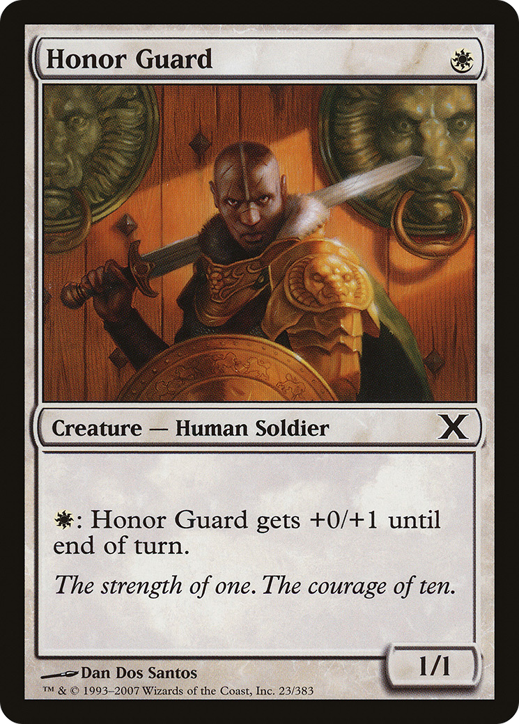 Honor Guard (023) Foil - Tenth Edition