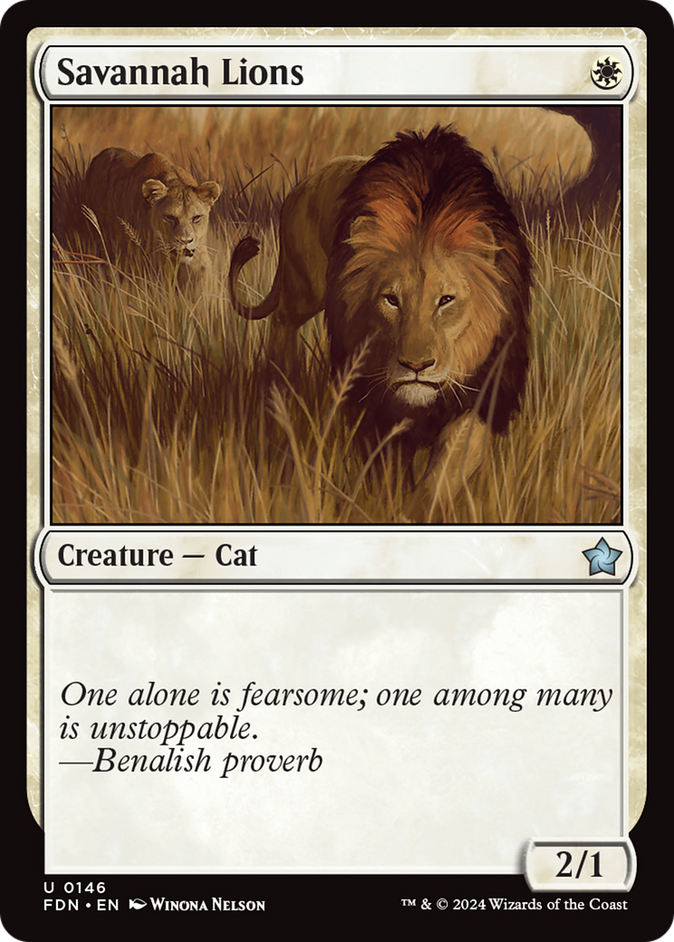 Savannah Lions (146) - Foundations
