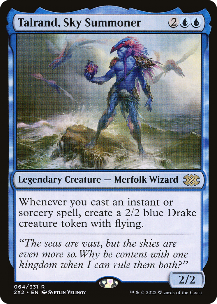 Talrand, Sky Summoner (064) - Double Masters 2022