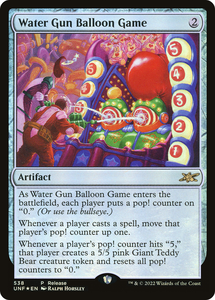 Water Gun Balloon Game (538) Foil - Unfinity