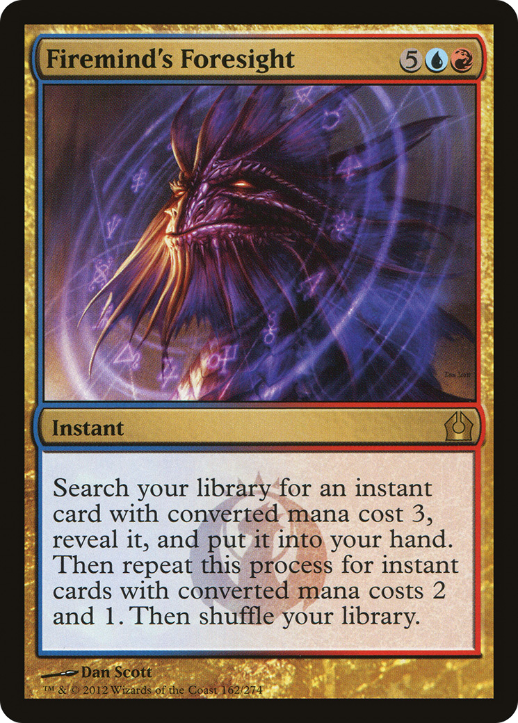 Firemind's Foresight (162) Foil - Return to Ravnica
