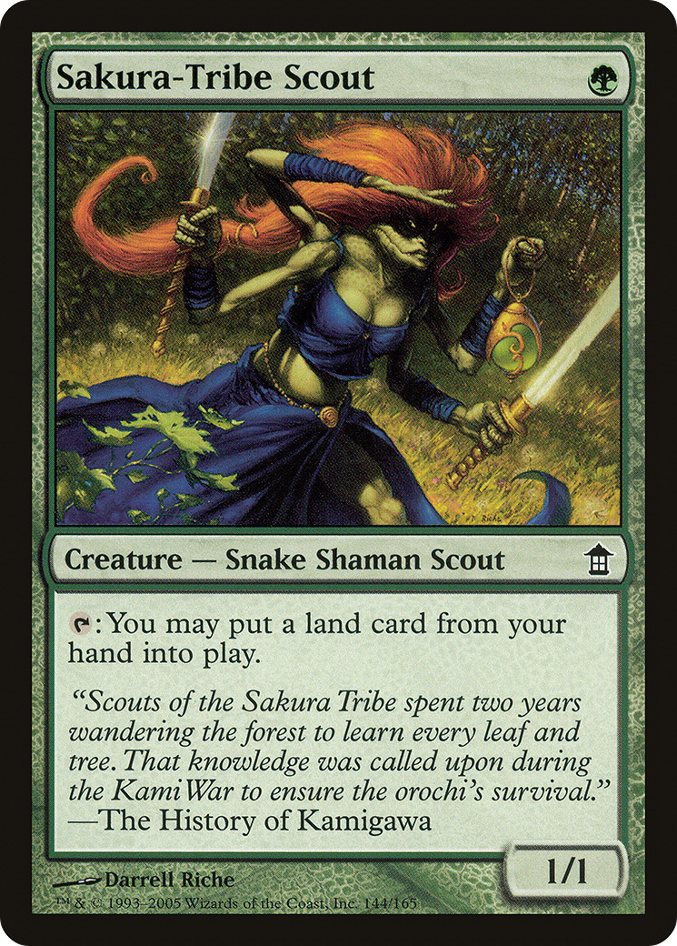 Sakura-Tribe Scout (144) - Saviors of Kamigawa