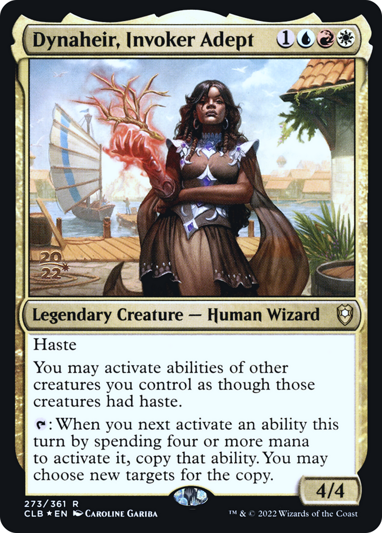 Dynaheir, Invoker Adept (273s) Foil - Battle for Baldur's Gate Promos