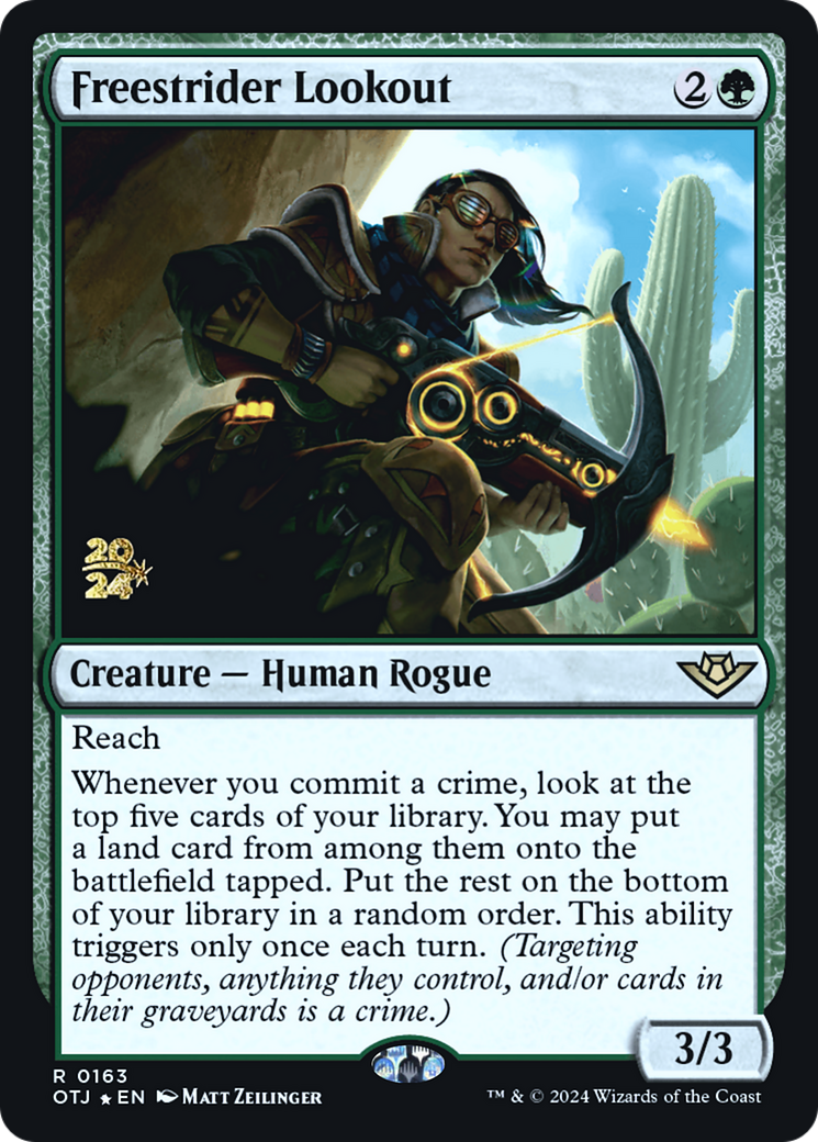 Freestrider Lookout (163) Foil - Outlaws of Thunder Junction Promos