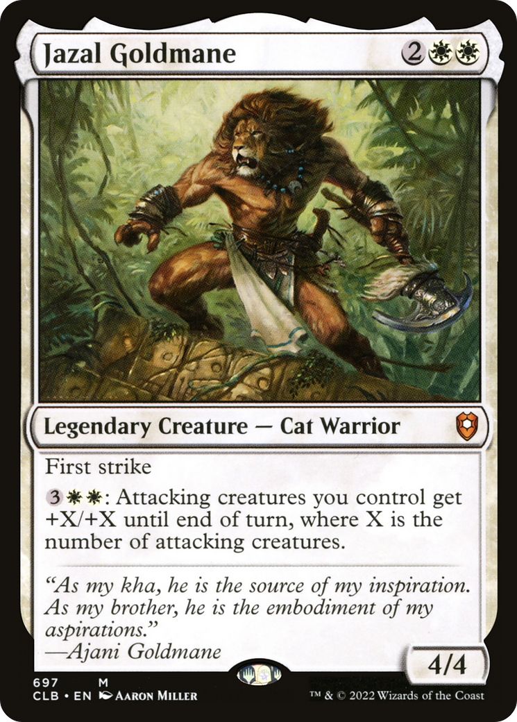 Jazal Goldmane (697) - Commander Legends: Battle for Baldur's Gate