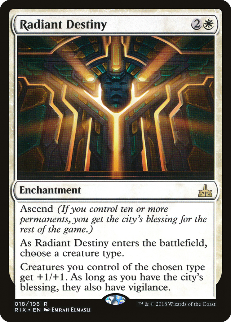 Radiant Destiny (018) Foil - Rivals of Ixalan