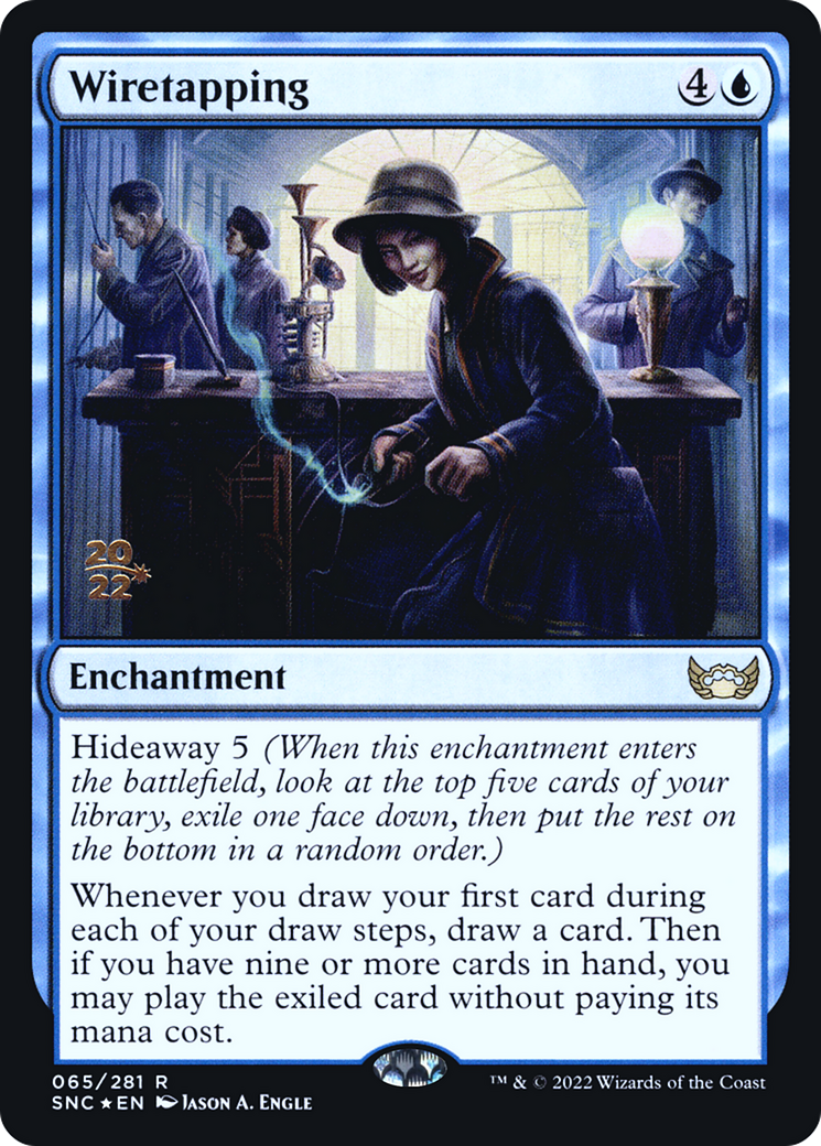 Wiretapping (065) Foil - Streets of New Capenna Promos