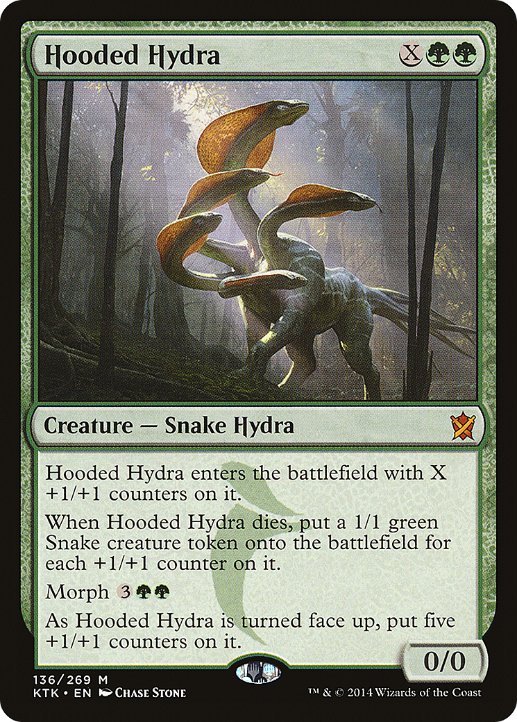 Hooded Hydra (136) Foil - Khans of Tarkir