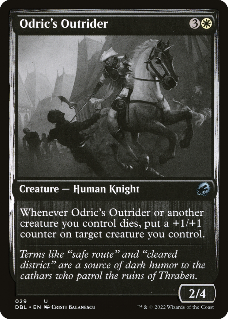 Odric's Outrider (029) Foil - Innistrad: Double Feature