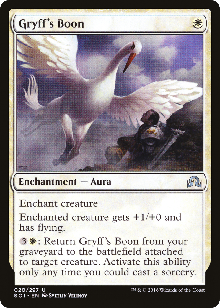 Gryff's Boon (020) - Shadows over Innistrad