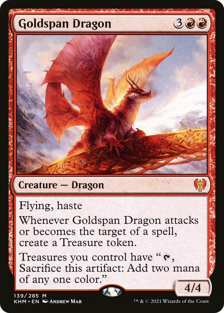 Goldspan Dragon (139) - Kaldheim