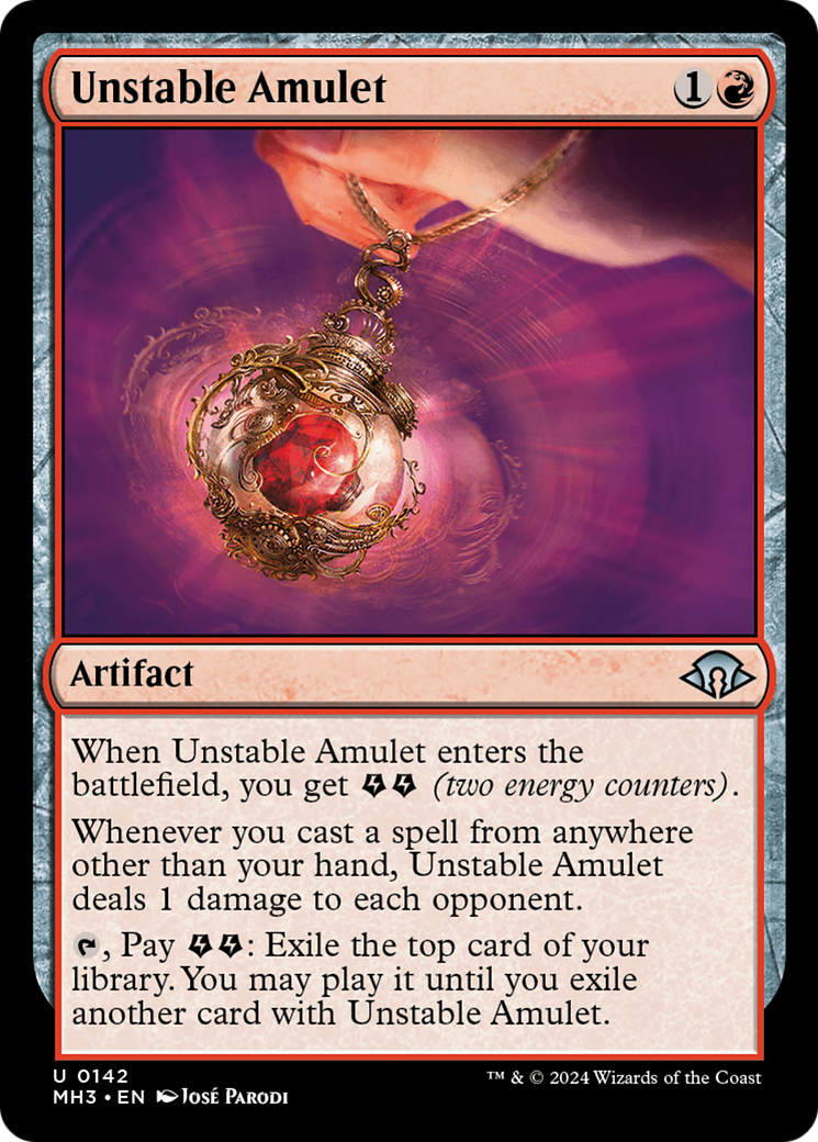Unstable Amulet (142) Foil - Modern Horizons 3