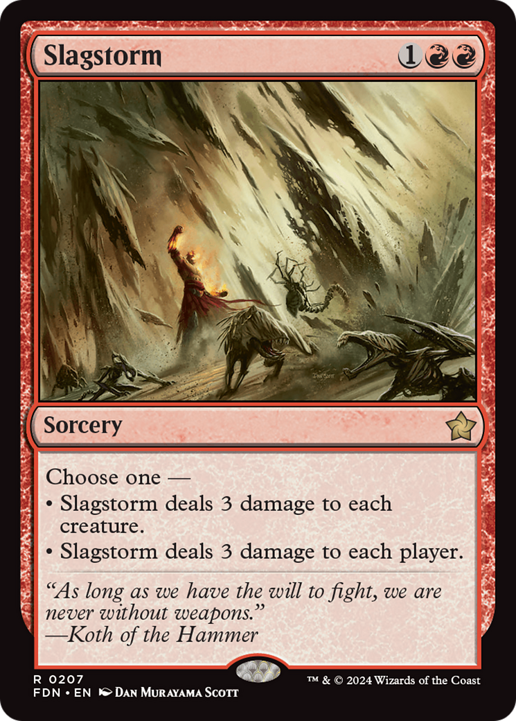 Slagstorm (207) Foil - Foundations