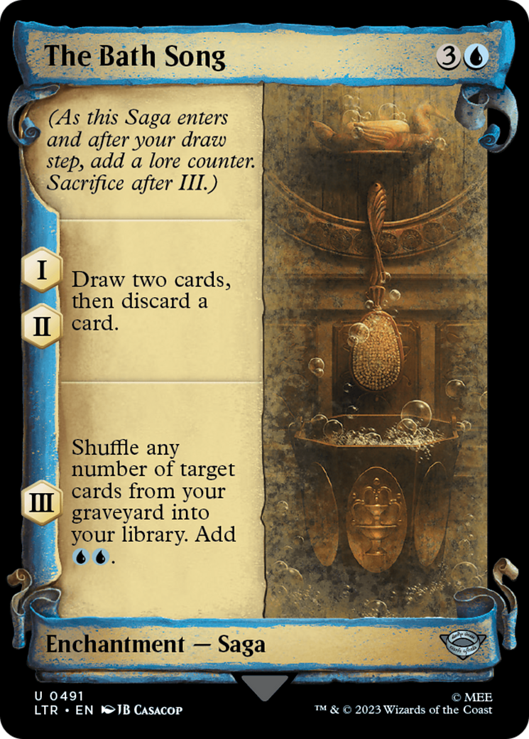 The Bath Song (Showcase Scrolls) (Showcase) (491) - The Lord of the Rings: Tales of Middle-earth