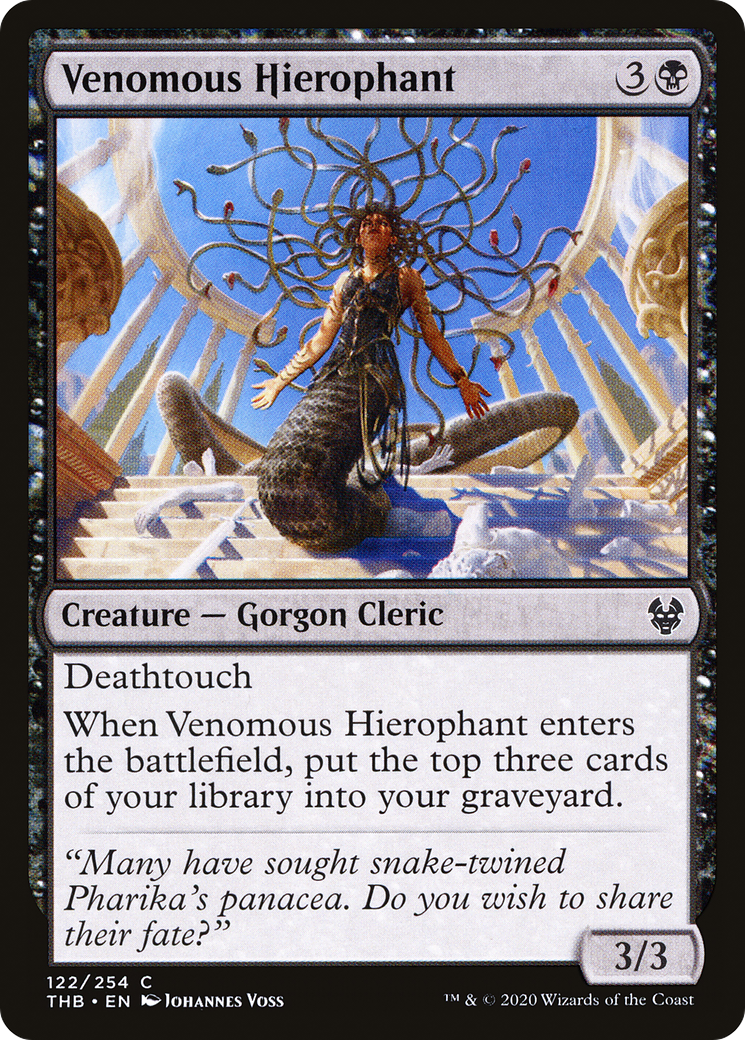Venomous Hierophant (122) Foil - Theros Beyond Death