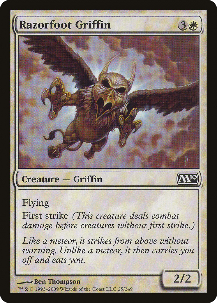 Razorfoot Griffin (025) Foil - Magic 2010