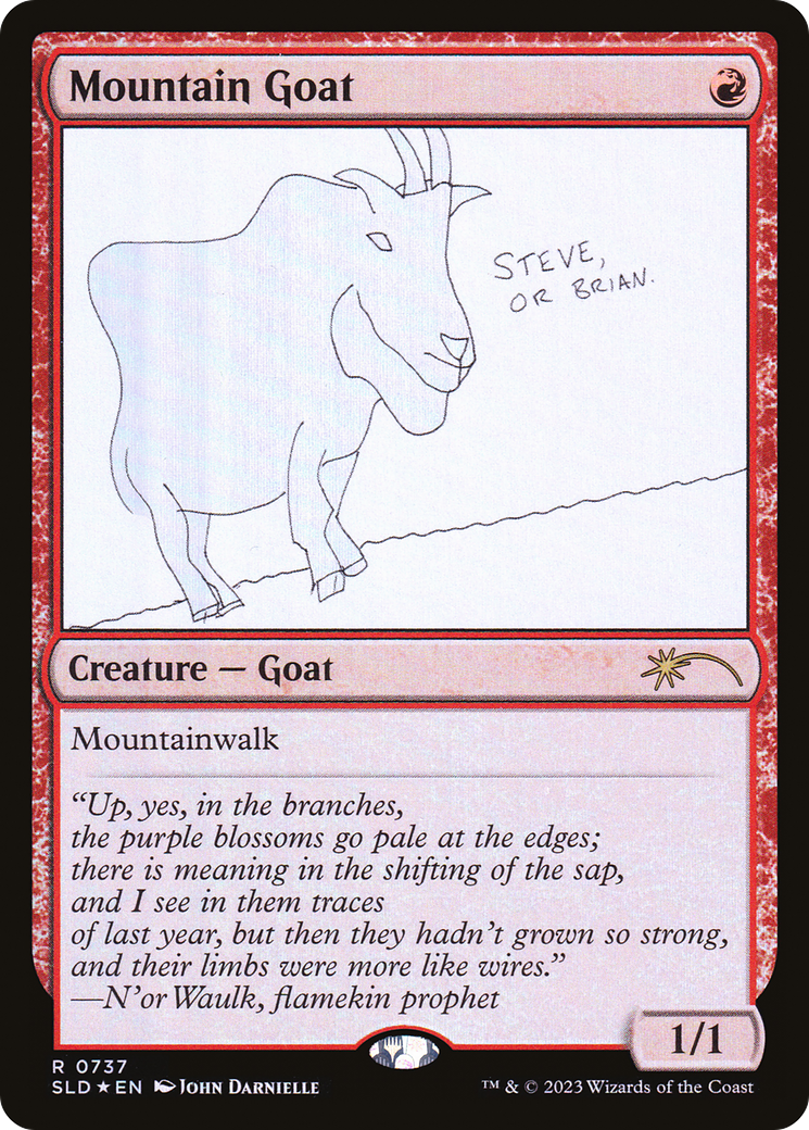 Mountain Goat (737) Foil - Secret Lair Drop