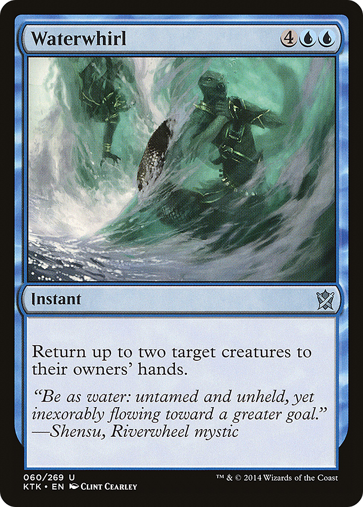 Waterwhirl (060) Foil - Khans of Tarkir