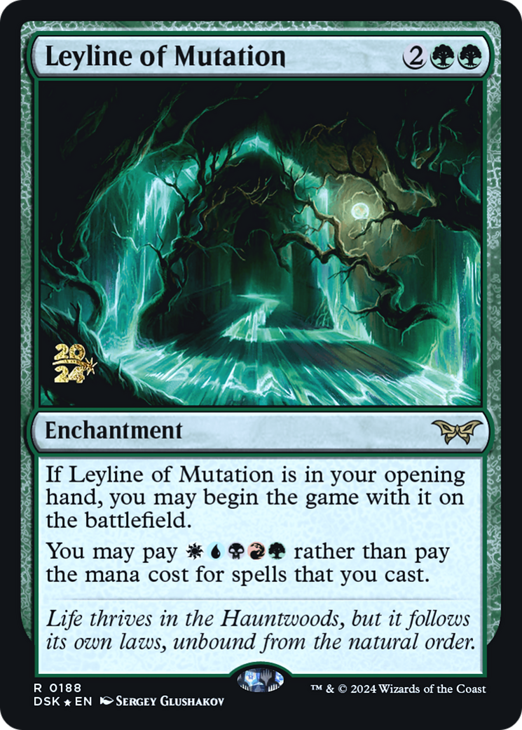 Leyline of Mutation (188) Foil - Duskmourn: House of Horror Promos