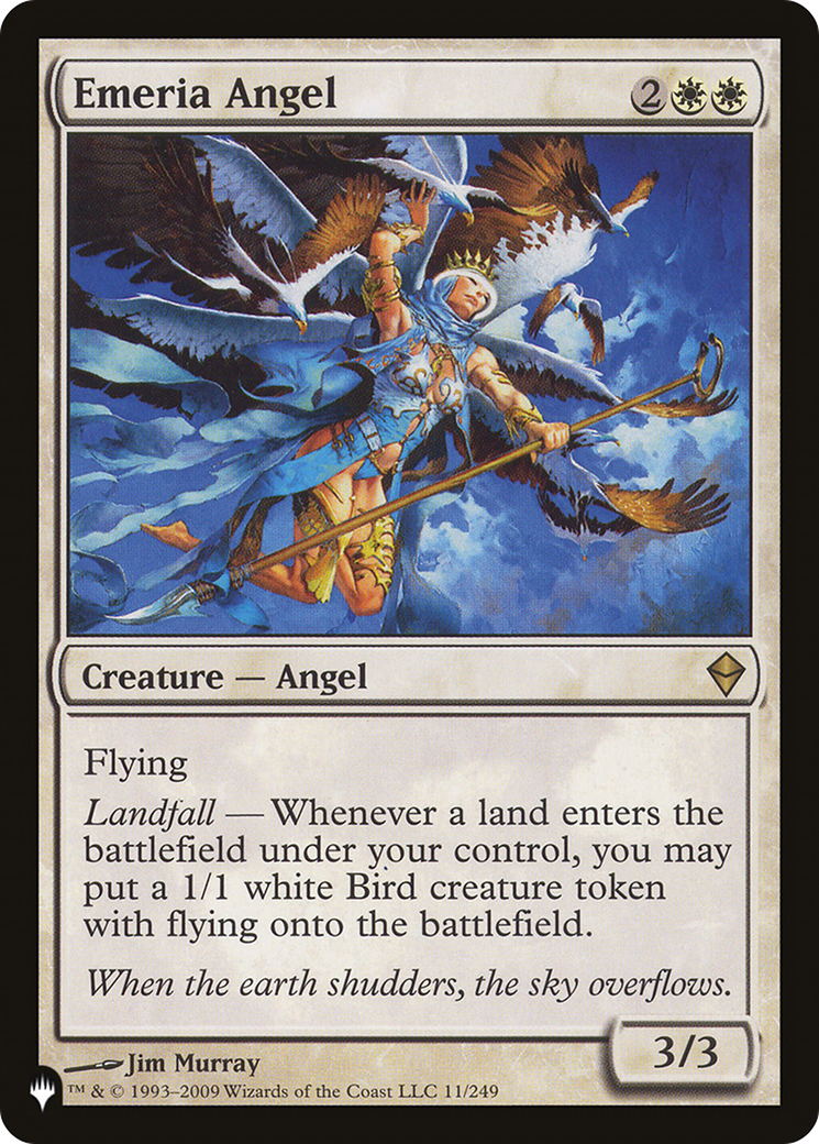 Emeria Angel (ZEN-11) - The List