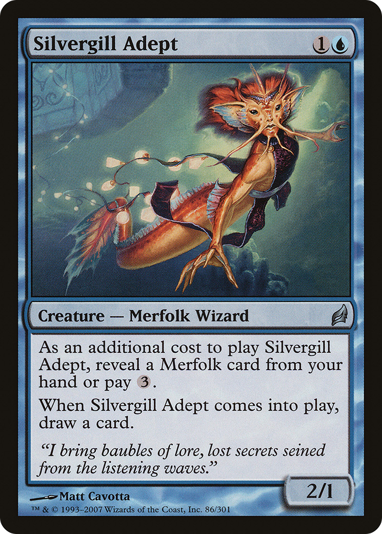 Silvergill Adept (086) - Lorwyn
