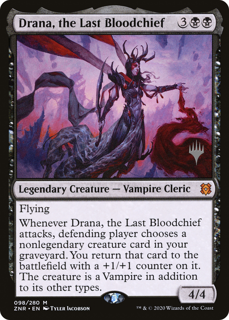 Drana, the Last Bloodchief (98p) - Zendikar Rising Promos