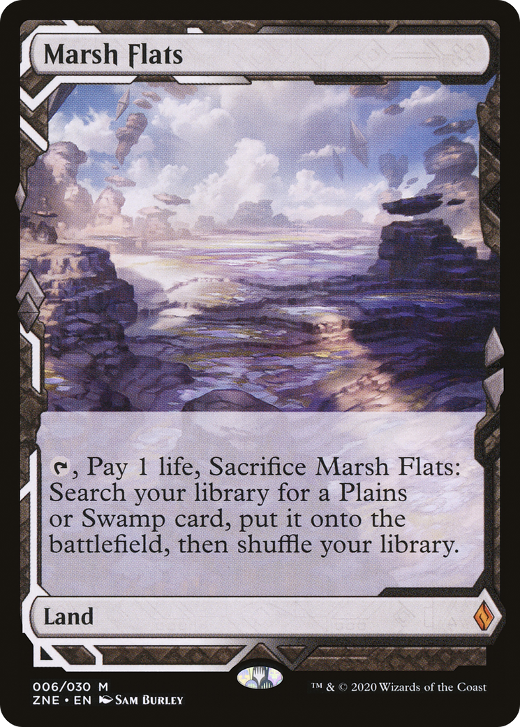 Marsh Flats (006) Foil - Zendikar Rising Expeditions