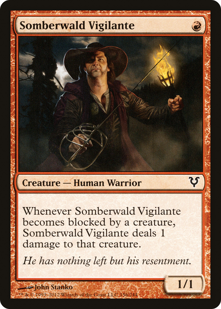 Somberwald Vigilante (156) Foil - Avacyn Restored