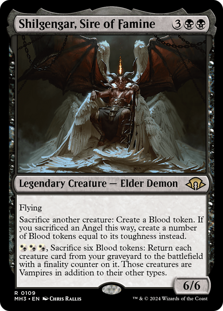 Shilgengar, Sire of Famine (109) Foil - Modern Horizons 3