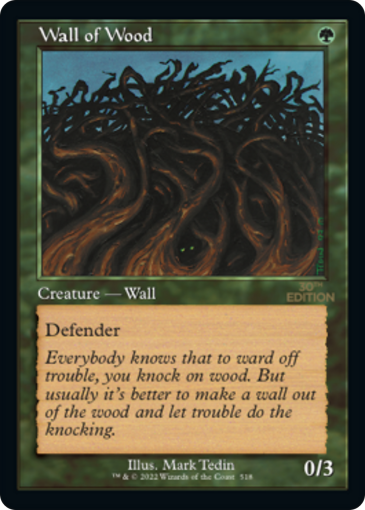 Wall of Wood (Retro) (518) - 30th Anniversary Edition