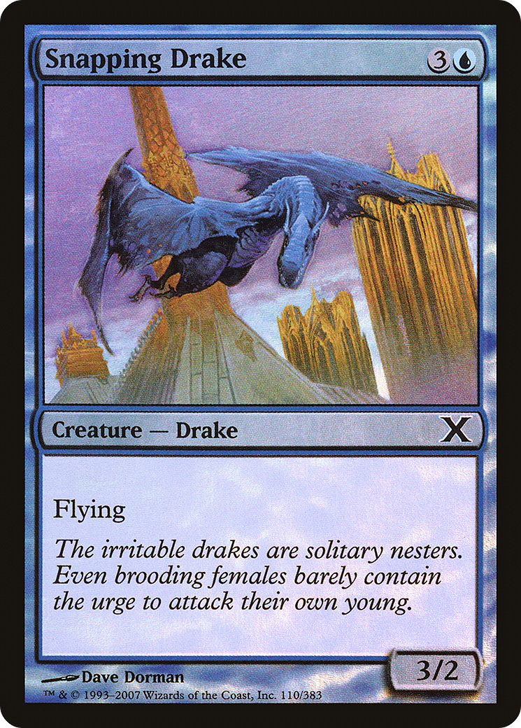 Snapping Drake (110) Foil - Tenth Edition