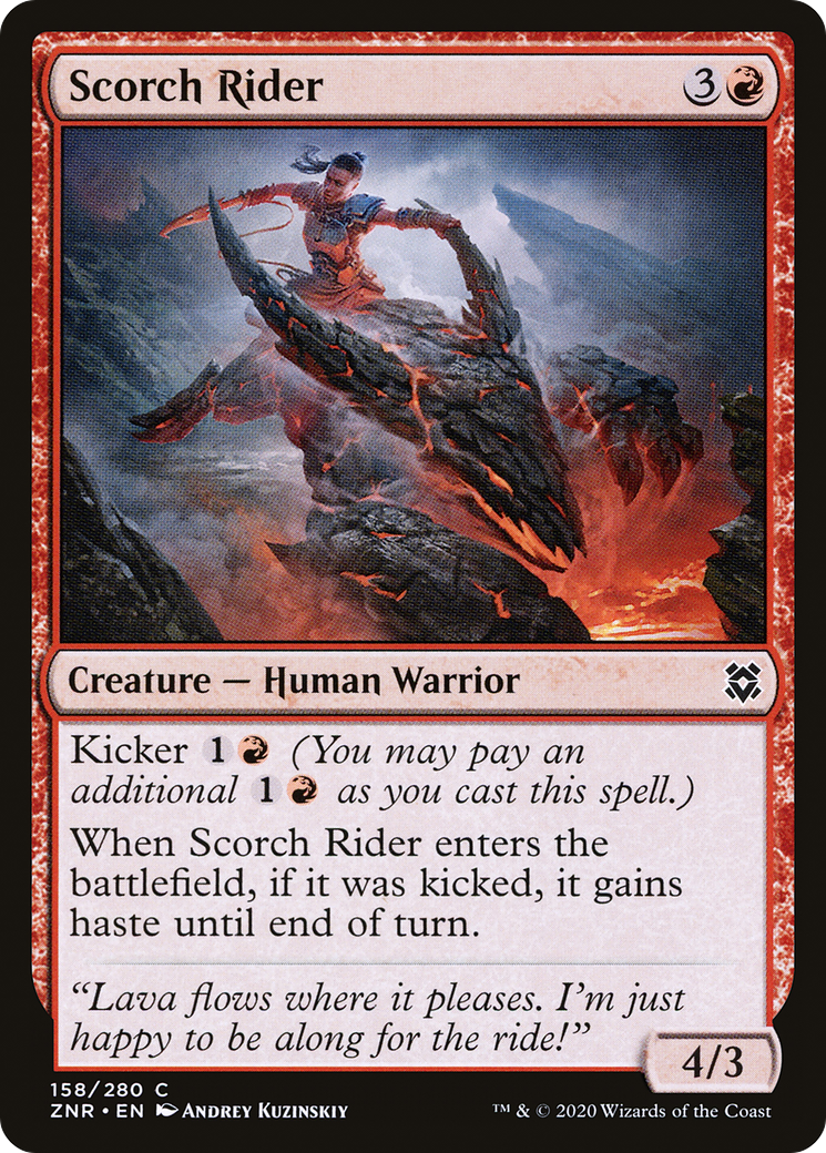 Scorch Rider (158) - Zendikar Rising