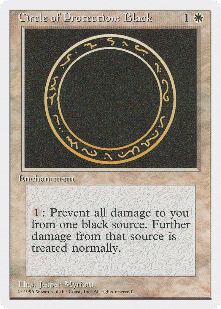 Circle of Protection: Black (002) - Introductory Two-Player Set