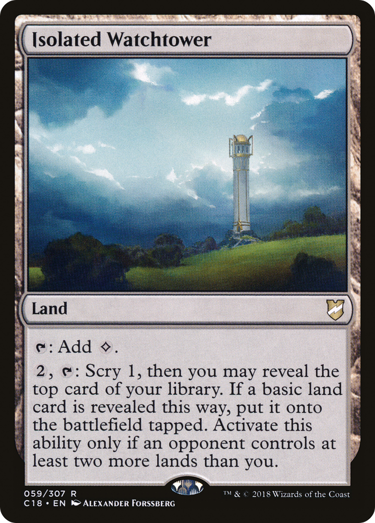 Isolated Watchtower (059) - Commander 2018