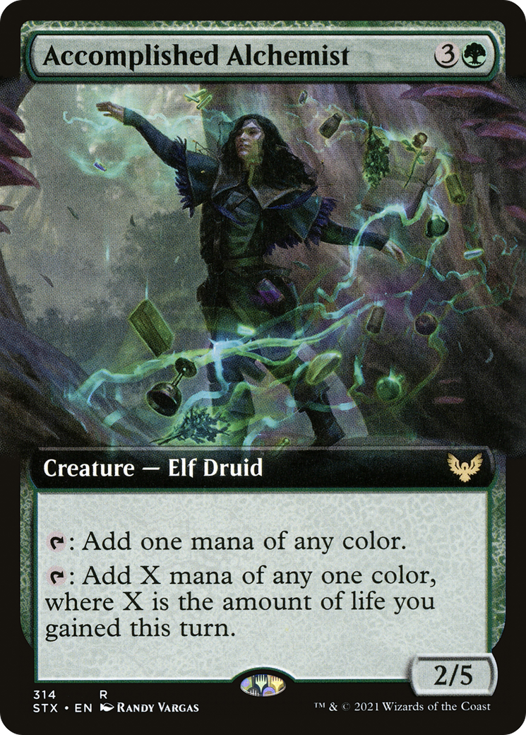 Accomplished Alchemist (Extended Art) (314) Foil - Strixhaven: School of Mages