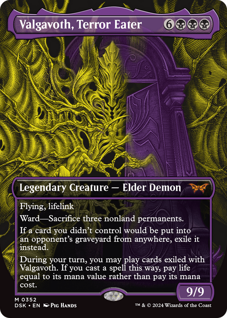 Valgavoth, Terror Eater (Showcase) (352) - Duskmourn: House of Horror