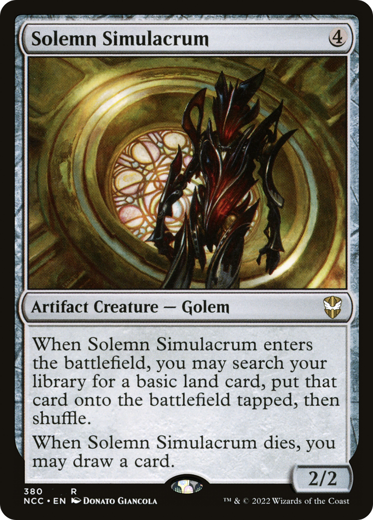Solemn Simulacrum (380) - New Capenna Commander