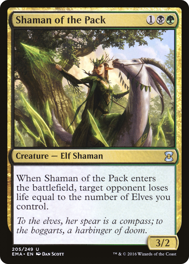 Shaman of the Pack (205) Foil - Eternal Masters