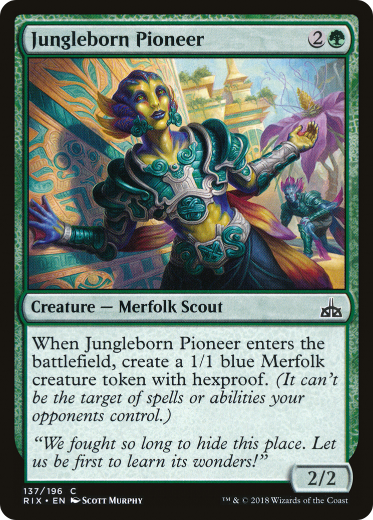 Jungleborn Pioneer (137) - Rivals of Ixalan