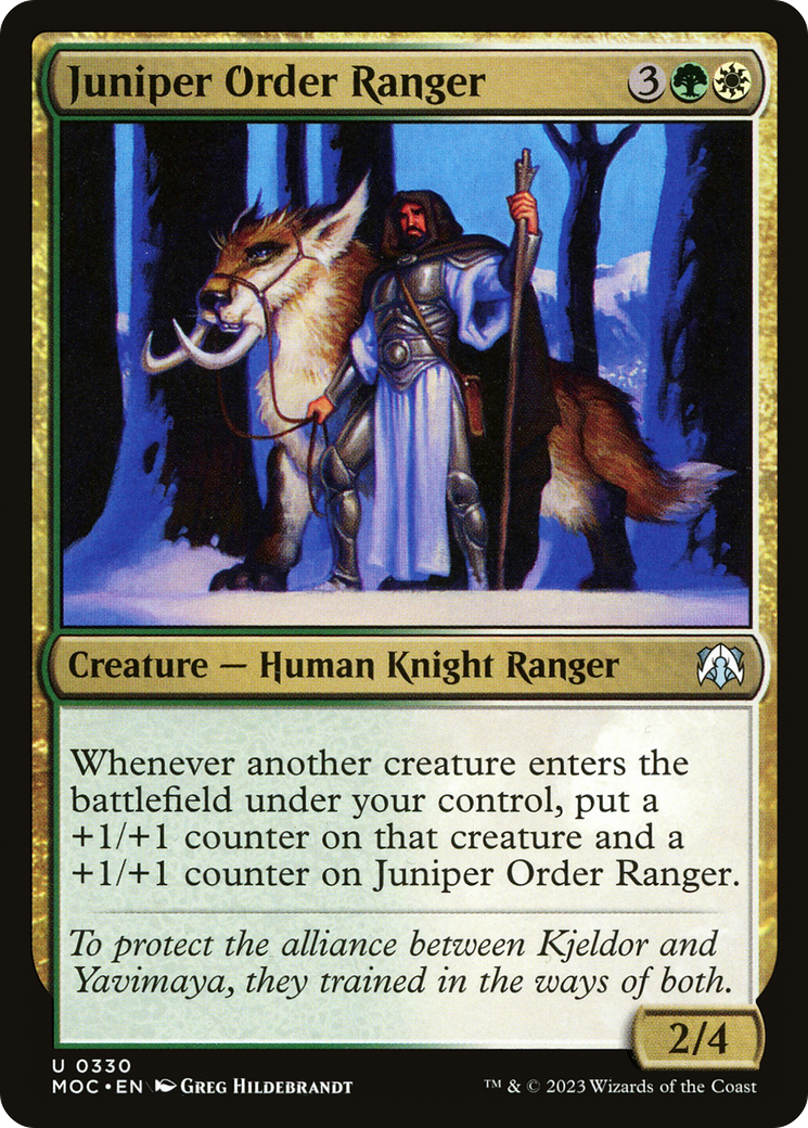 Juniper Order Ranger (330) - March of the Machine Commander
