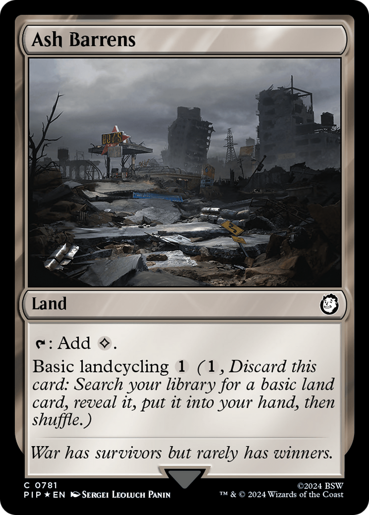 Ash Barrens (781) Surge Foil - Fallout
