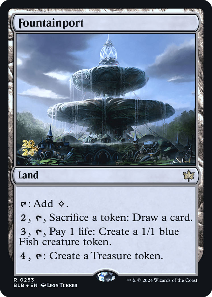 Fountainport (253) Foil - Bloomburrow Promos